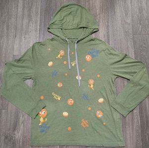Disney Orange Bird pull over hoodie